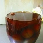 みりんで梅酒漬け