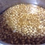 煮大豆を作りました。